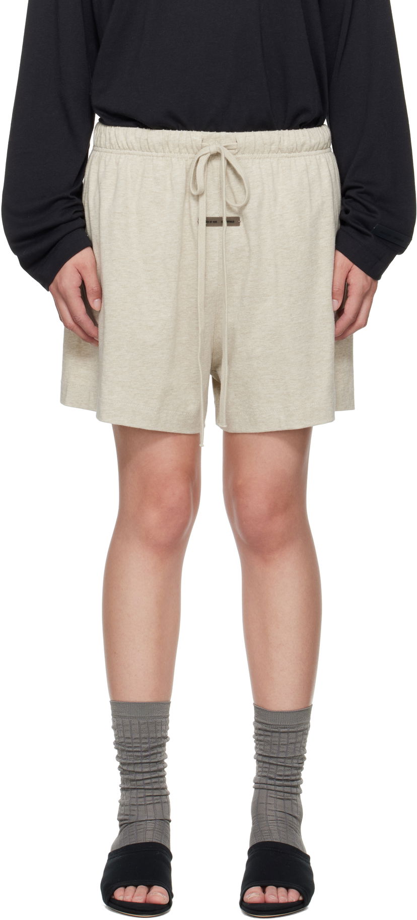 Shorts Fear of God Fear of God ESSENTIALS Soccer Shorts Beige | 160SP255652FW