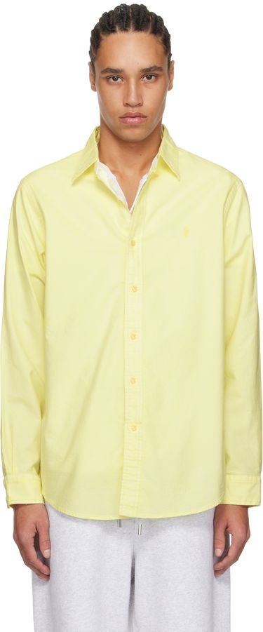 Skjorte Polo by Ralph Lauren Polo Ralph Lauren Classic Fit Mineral Dyed Oxford Shirt Gul | 710965794006, 0