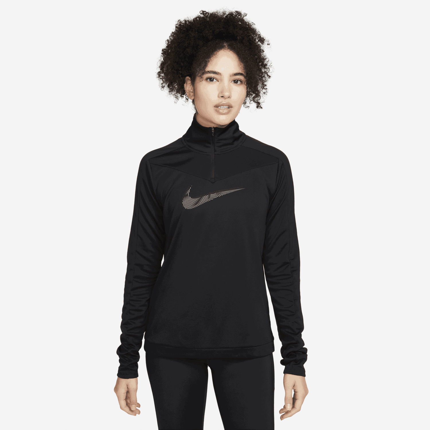 T-shirt Nike Dri-FIT Swoosh Sort | FB4687-010, 0