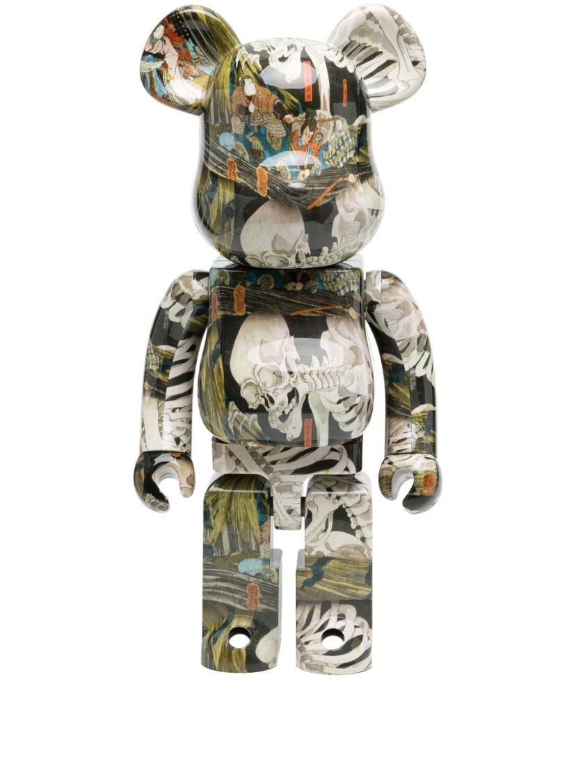 Collectible Medicom Toy The Haunted Old Palace at Soma bear toy - Green Beige | 453095659785018660595