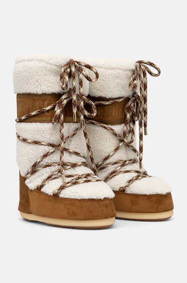 Sneakers og sko Moon Boot Shearling Boots Brun | 80D1402610.MA03, 1
