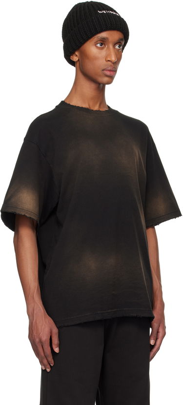 T-shirt We11done We11done Standard Logo Washed T-Shirt Sort | WD-TT3-24-726-U-BK, 1