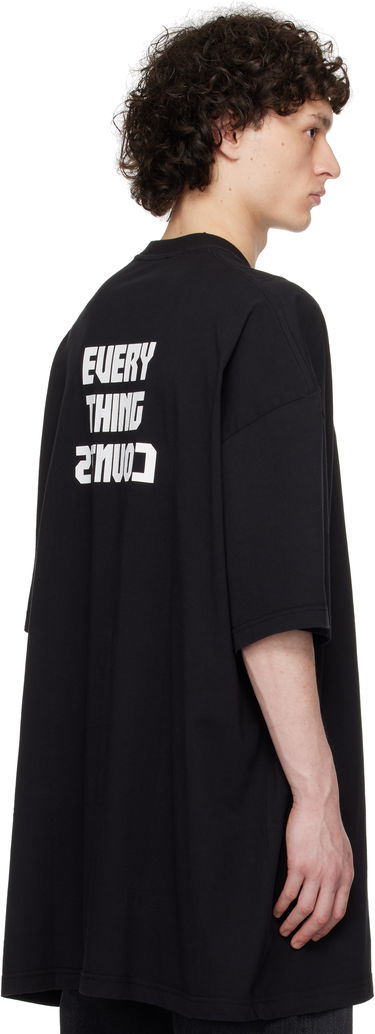 T-shirt 032C 032c Point Zero Oversized T-Shirt Sort | S25-URC-0152-050, 2