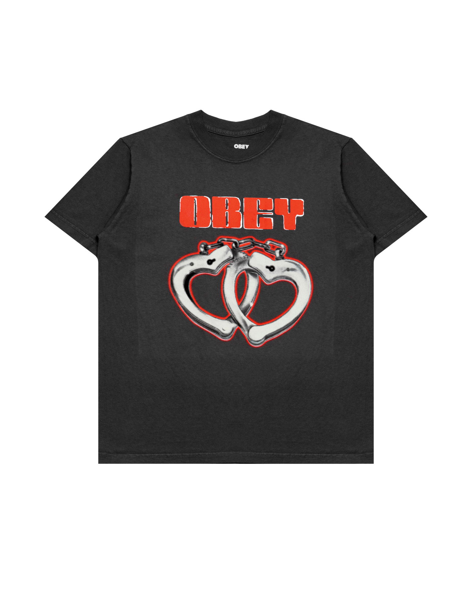 T-shirt OBEY CUFFS T-Shirt Sort | 167924209-DBA, 0