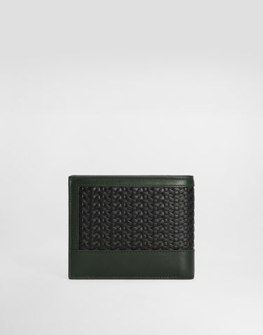 Tegnebog Dolce & Gabbana Dolce & Gabbana Woven Leather Bifold Wallet Grøn | BP3102AN41989868, 2