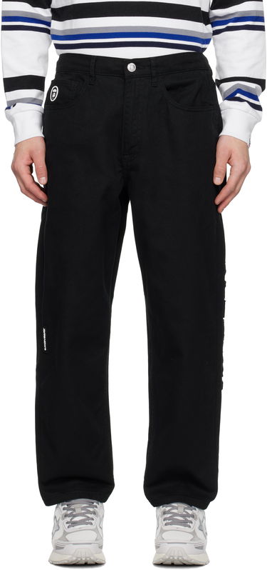 Cargo bukser AAPE by A Bathing Ape AAPE by A Bathing Ape 'AAPE NOW' Jeans Sort | AAPJNMB623XXNBKX, 0