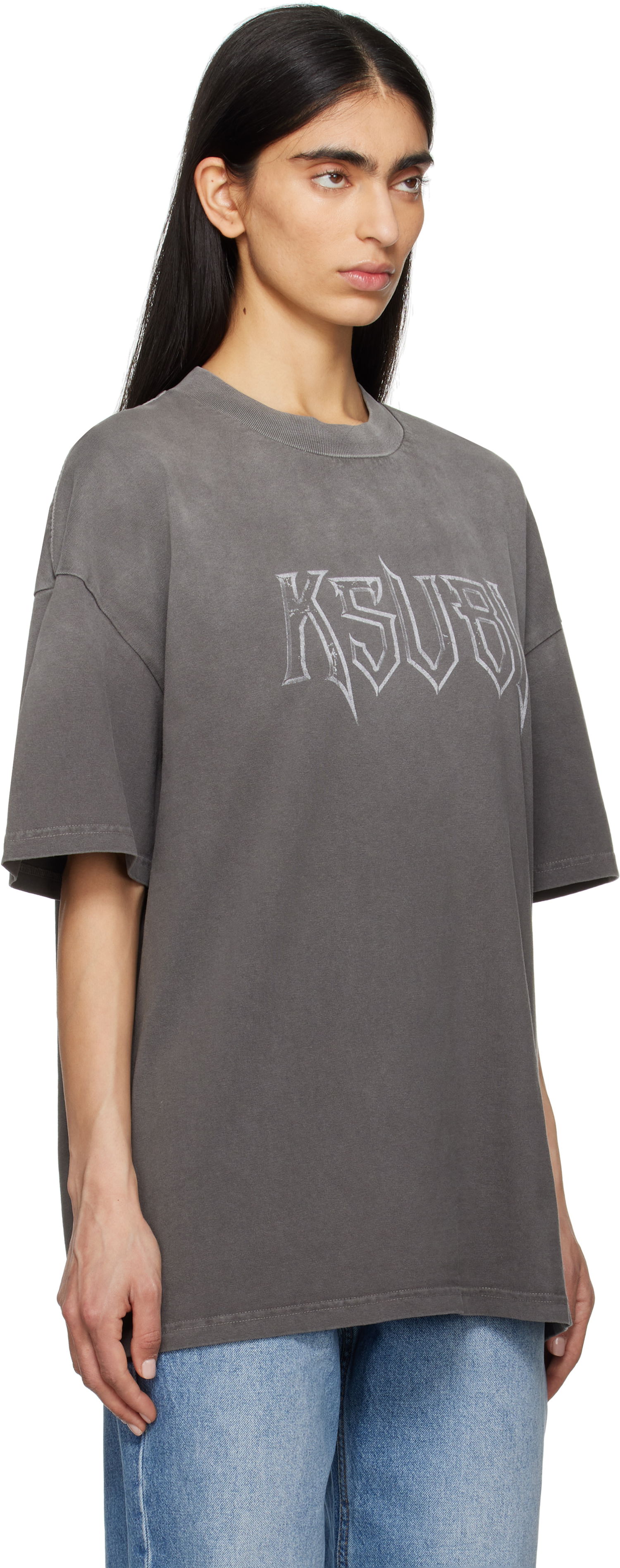 T-shirt Ksubi Ksubi Kingdom Boyfriend T-Shirt Grå | WSP25TE008, 1