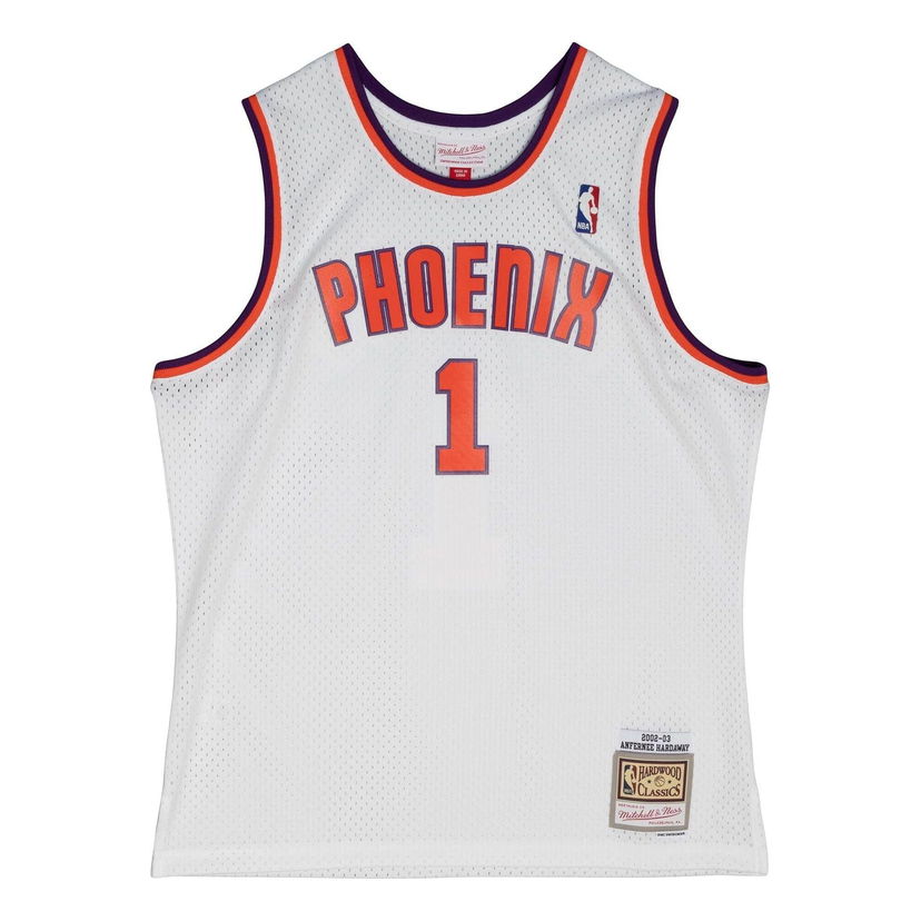 Jersey Mitchell & Ness NBA Phoenix Suns 2002-03 Swingman Jersey 'Anfernee Hardaway 1' Hvid | SMJY4443-PSU02AHAWHIT