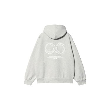 Sweatshirt Carhartt WIP Hooded Rotation Sweatshirt Grå | I034690_9, 3