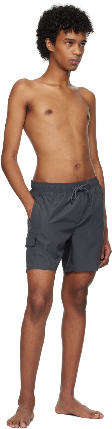 Badetøj BOSS Swim Shorts With Flap Pockets Mørkeblå | 50534319, 3