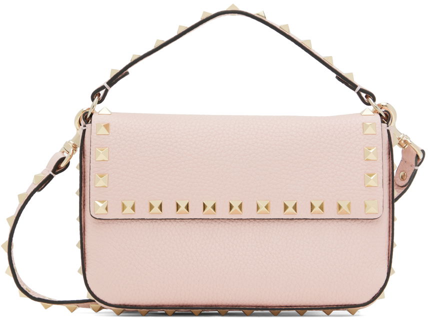 Skuldertaske Valentino Garavani Rockstud Bag Lyserød | 3W0P0W07VSH, 0