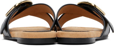 Tilbehør Stella McCartney Stella McCartney Gaia Brushed Alter Mat Sandals Sort | 810572W0U70, 1