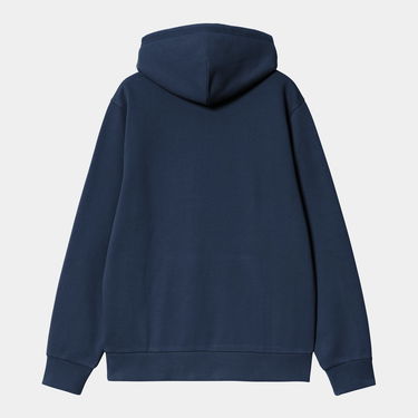 Sweatshirt Carhartt WIP Carhartt WIP Hooded Script Embroidery Sweatshirt Mørkeblå | I035392_25, 4