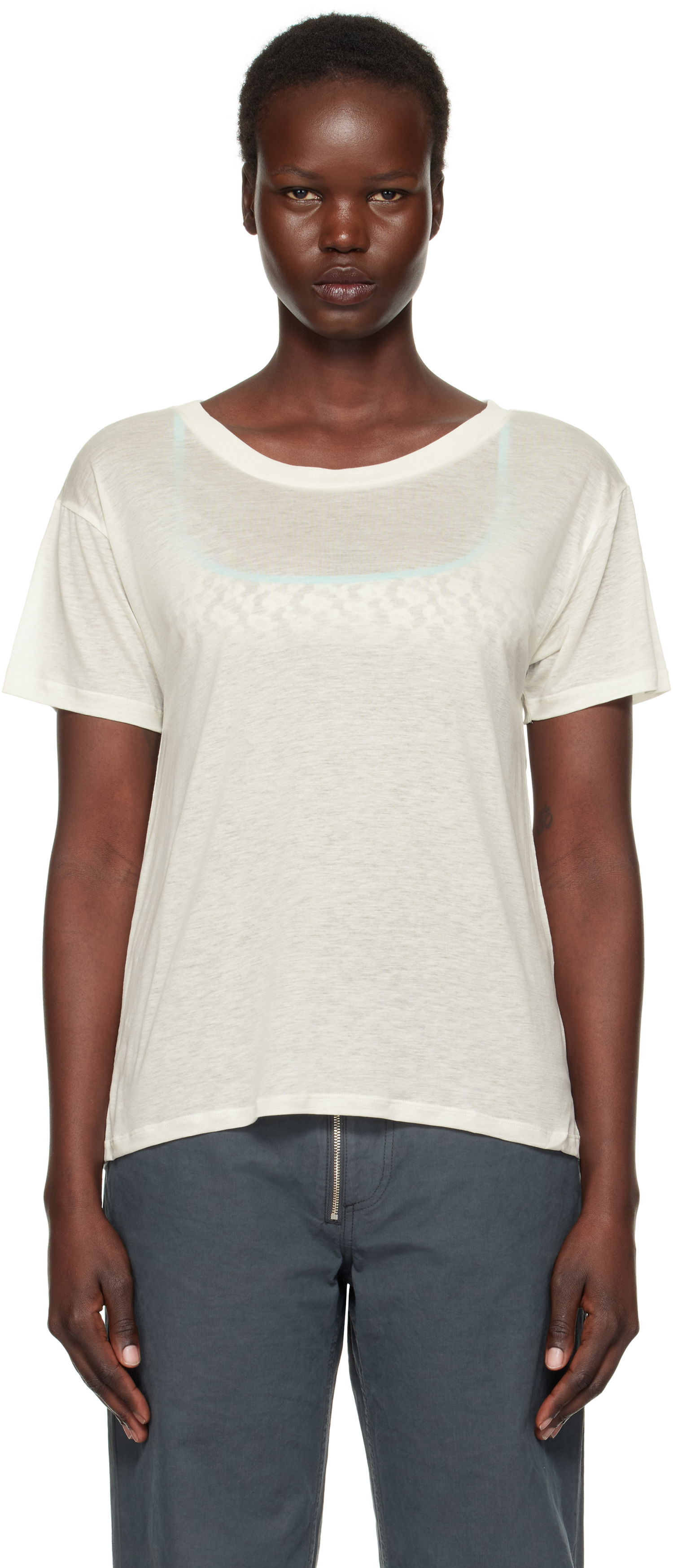 T-shirt Baserange Loose Fit T-Shirt Hvid | TOLO-BL-000, 0