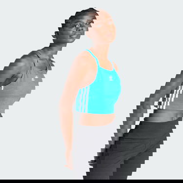 Crop top adidas Originals Adicolor 3-Stripes Crop Top Turkis | IN8376, 3