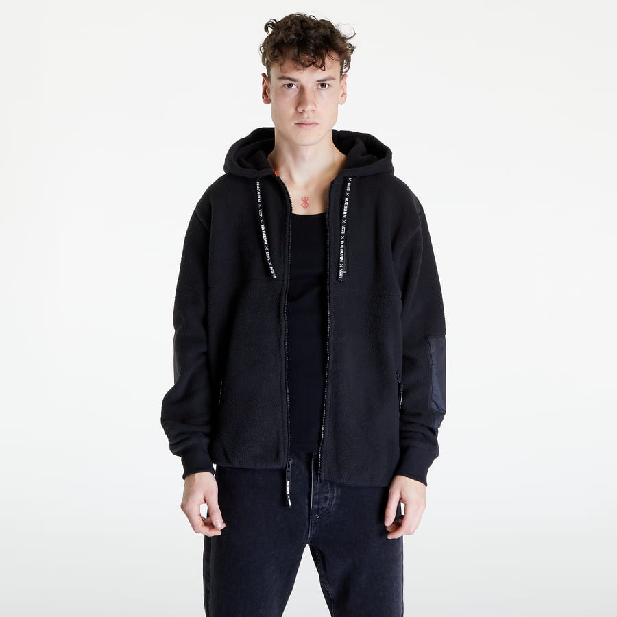 Jakke Vans Raeburn x Fleece Jacket Sort | VN0000B2BLK1, 0