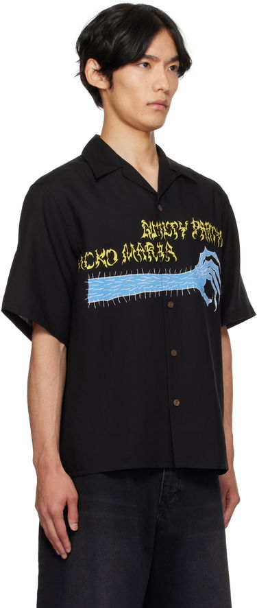 Skjorte WACKO MARIA WACKO MARIA x NECKFACE Short Sleeve Shirt Sort | NECKFACE-WM-HI20, 1