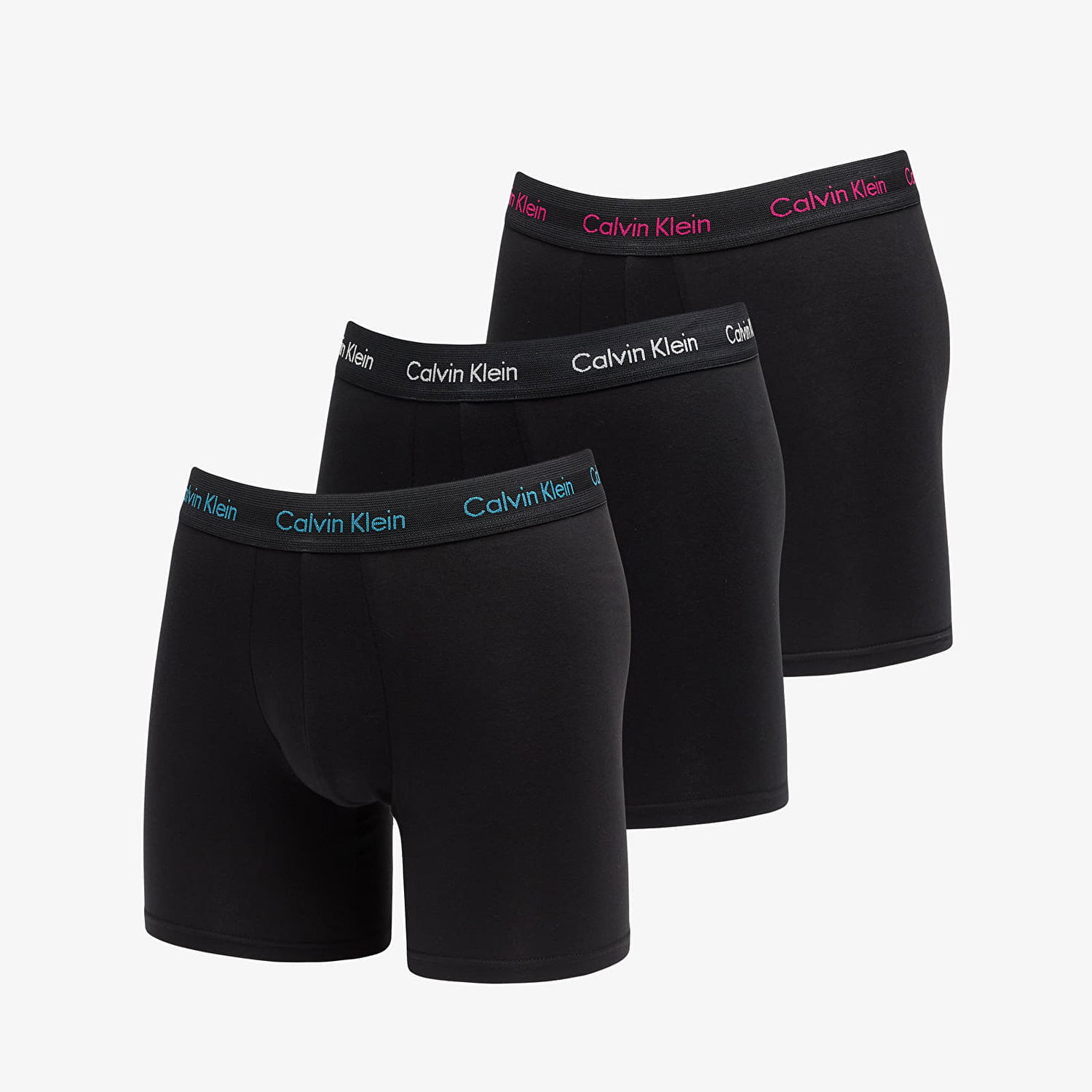 Boksere CALVIN KLEIN Cotton Stretch Classic Fit Boxer Brief 3-Pack Black Sort | NB1770A MXI, 0