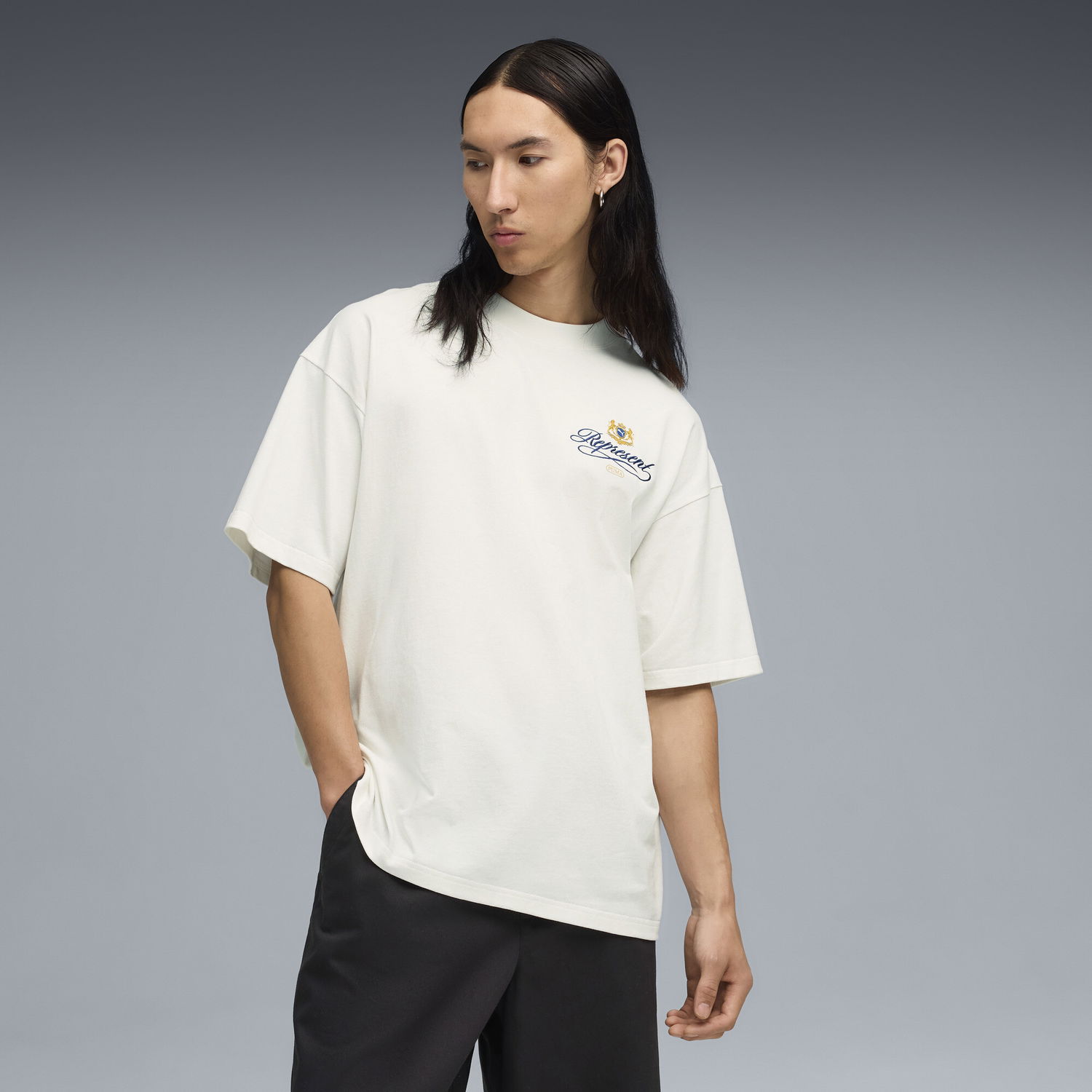 T-shirt Puma PUMA x REPRESENT Oversized Printed T-Shirt Beige | 632544_31, 0