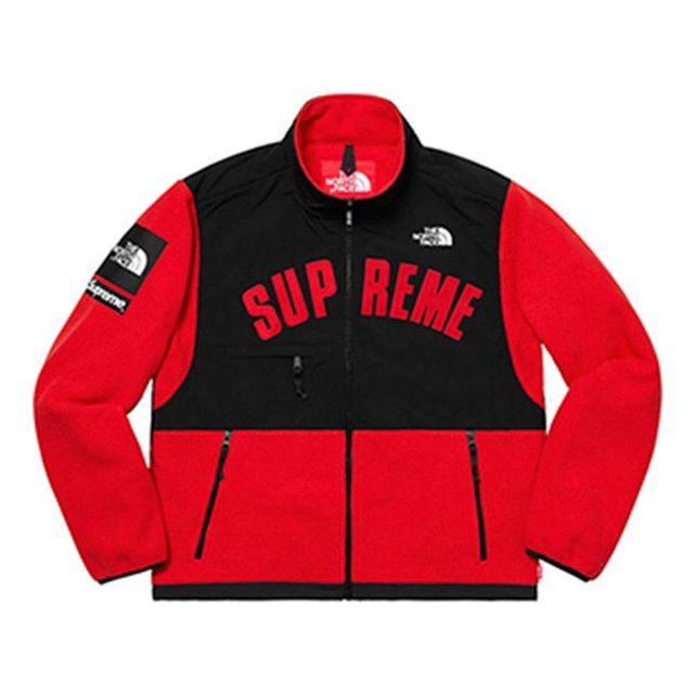 Sweatshirt Supreme The North Face Arc Logo Denali Fleece Jacket Rød | SUP-SS19-547