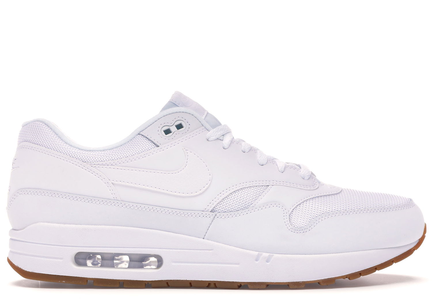 Sneakers og sko Nike Air Max 1 White Gum Sole Hvid | AH8145-109, 0