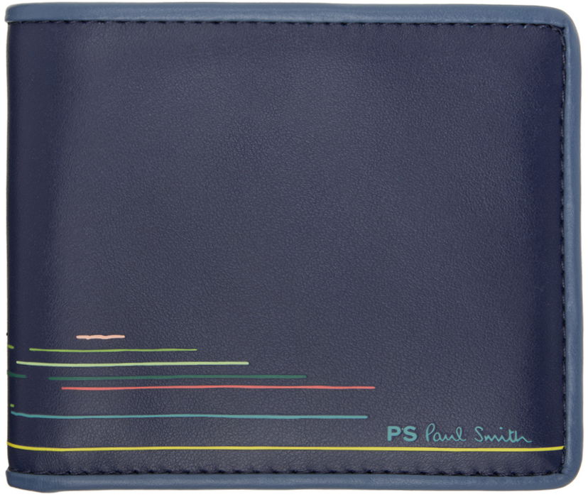 Tegnebog Paul Smith PS Paul Smith Bifold Wallet Mørkeblå | M2A-7675-MFREPI-49-0