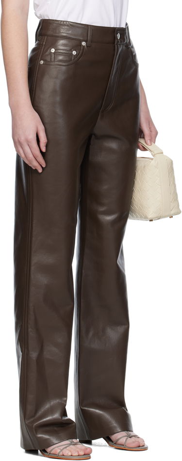 Bukser Nanushka Nanushka Seldes Regenerated Leather Trousers Brun | NW25PFPA15278, 1
