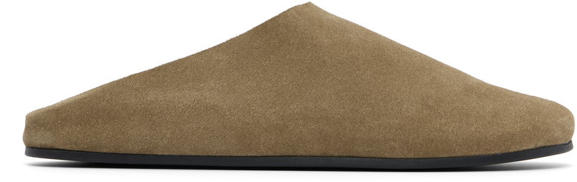 Sneakers og sko The Row The Row Hudson Suede Slide Loafers Grøn | F1705-L302