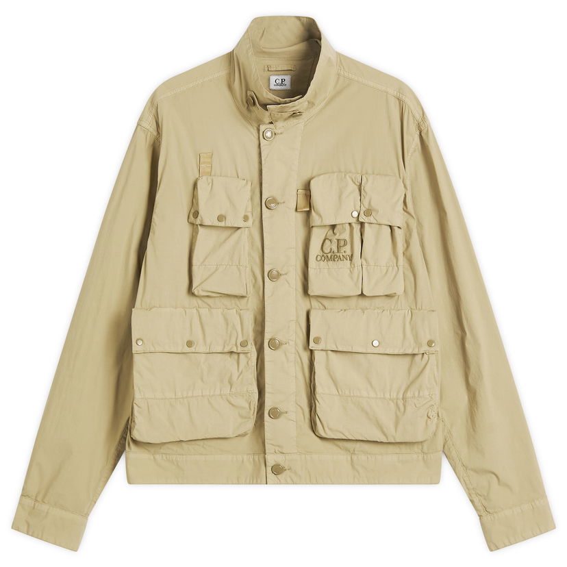 Jakke C.P. Company C.P. Company Multi Pocket Short Jacket Beige | 18CMOW020A-006439G-BRN