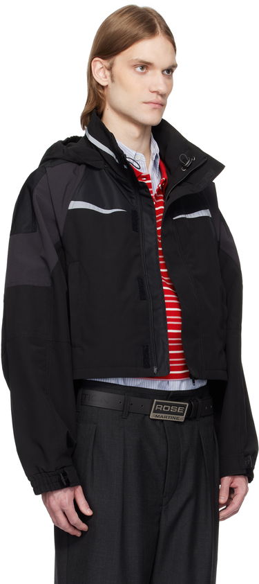 Bomberjakke Martine Rose Martine Rose Shrunken Sports Jacket Sort | 741WO10009, 1