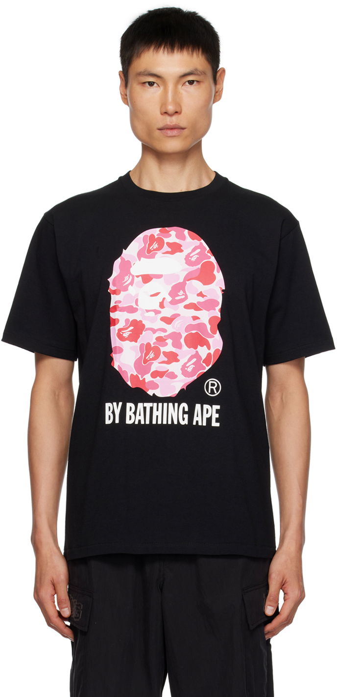 T-shirt BAPE ABC Camo T-Shirt Sort | 001TEJ801010M, 0