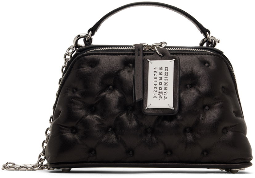 Håndtaske Maison Margiela Glam Slam Trapezoid Bag Sort | SB1WG0065 P6434