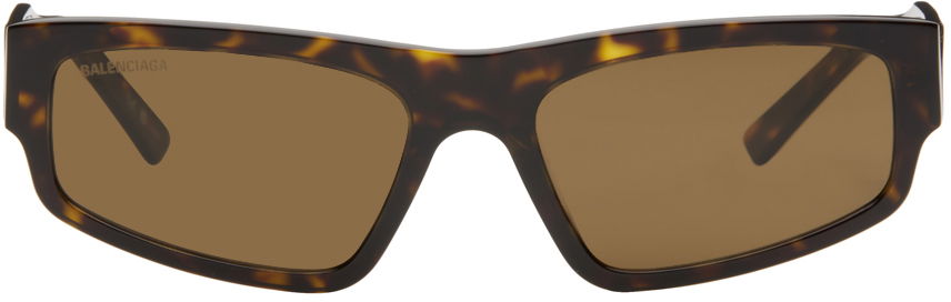 Solbriller Balenciaga Rectangular Sunglasses "Tortoiseshell" Brun | BB0305S-002, 0
