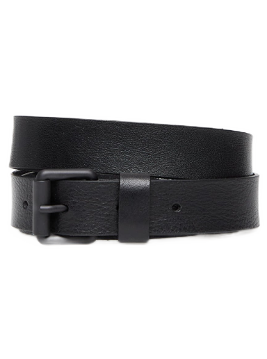 Bælter Carhartt WIP Leather belt Ryan Belt Black Sort | I032433.00EXX