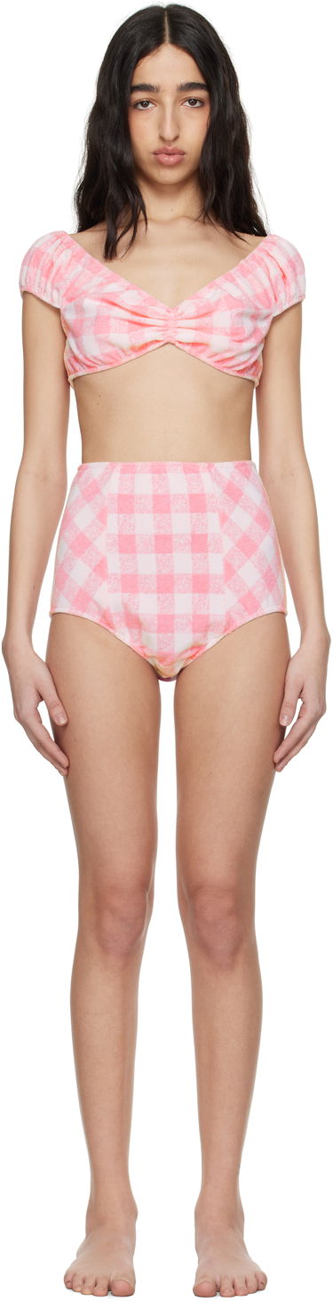 Badetøj Anna Sui Anna Sui High-Waisted Bikini Lyserød | 225A60, 0