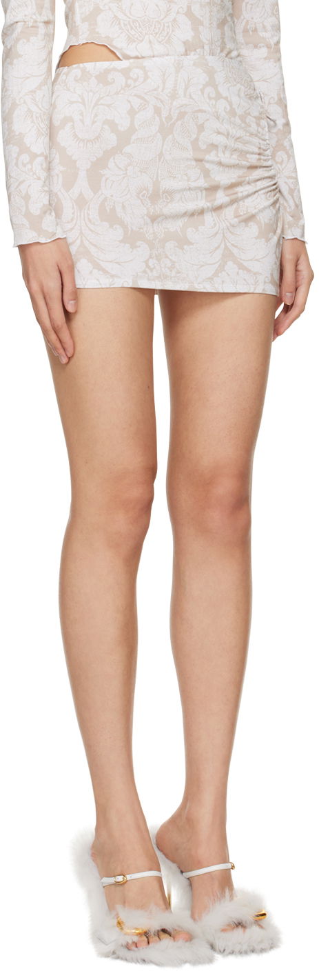Nederdel Miaou Miaou Chloe Miniskirt Beige | 4056TJBBAT, 1