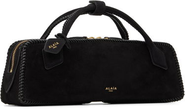 Håndtaske Alaïa ALAÏA 'Le Teckel' Suede Clutch Bag Sort | AA1S06026I068, 1