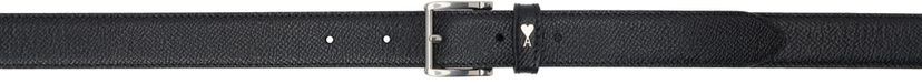 Bælter AMI AMI Paris Belt Sort | UBL029.AL0036