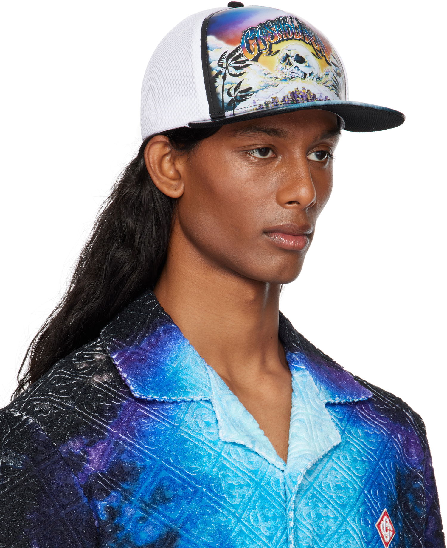 Kasket Casablanca Casablanca 'La Prémonition' Trucker Cap Hvid | AS25-HAT-014-01, 1