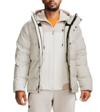 Puffer jakke Under Armour Sportstyle Down Jacket Beige | 1355853-110