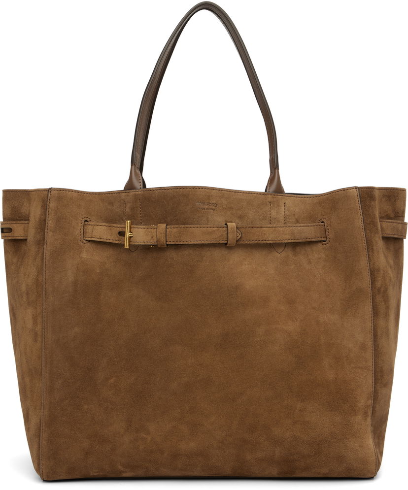 Mulepose Tom Ford Tom Ford Audrey Large Suede Tote Brun | L1823-LCL068X