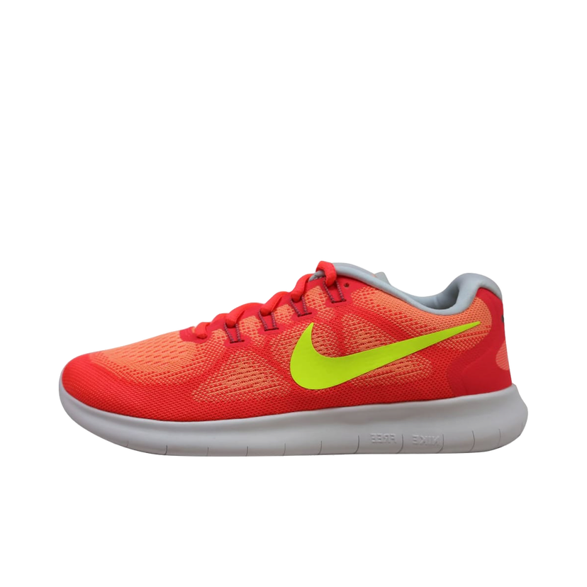Løbe Nike Free RN 2017 Sunset Glow/Volt-Hot Punch (Women's) Orange | 880840-800