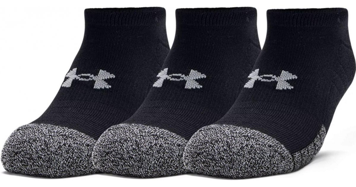 Sokker Under Armour HeatGear 3 pack Sort | 1346755-001, 1