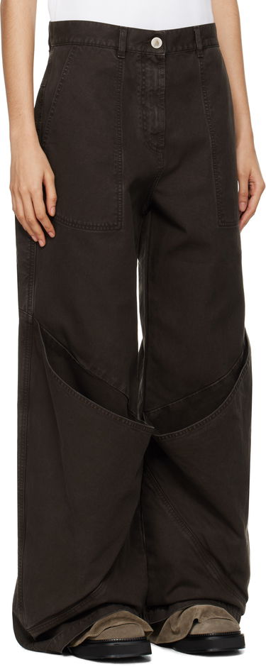 Cargo bukser The Attico The Attico Long Cargo Pants Brun | 250WCP00198 DDC093AA, 1