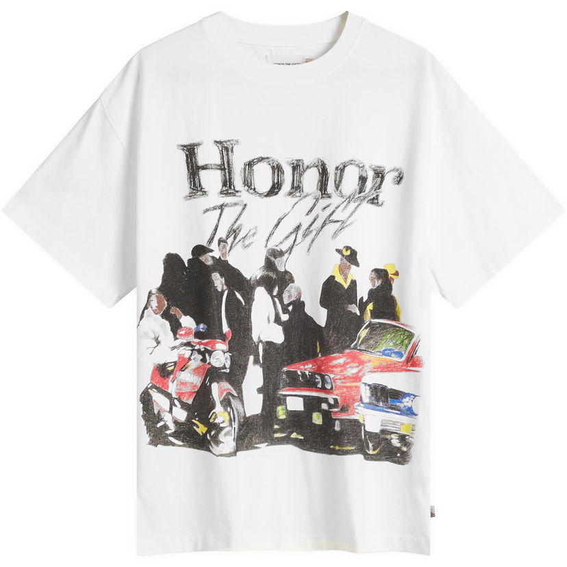 T-shirt Honor The Gift Honor The Gift Shift Graphic T-Shirt, Size Large Hvid | HTG250140-WHT