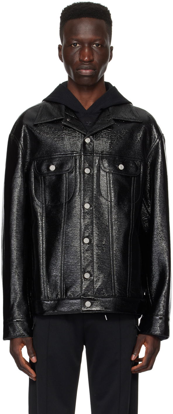 Jakke Courrèges Courrèges Cocoon Jacket Sort | 124CBL161VY0014