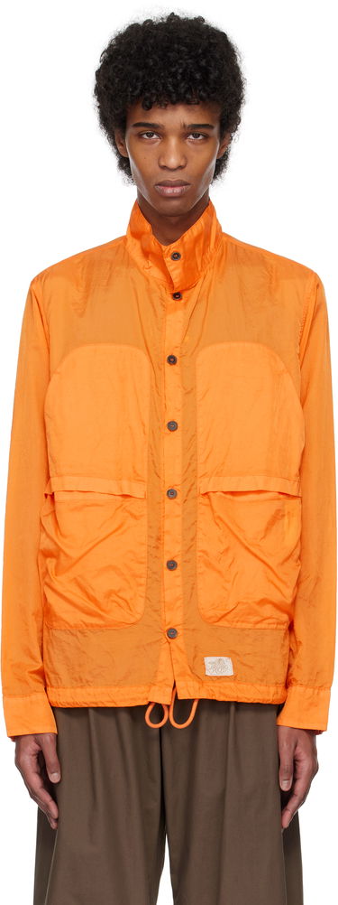 Skjorte Ranra RANRA Epitome Nylon Ripstop Long Sleeve Shirt Orange | AMSS25LS01519, 0