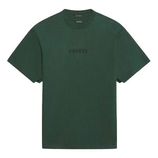 T-shirt Balenciaga Print T-Shirt Large Fit Grøn | 657059TKV973010