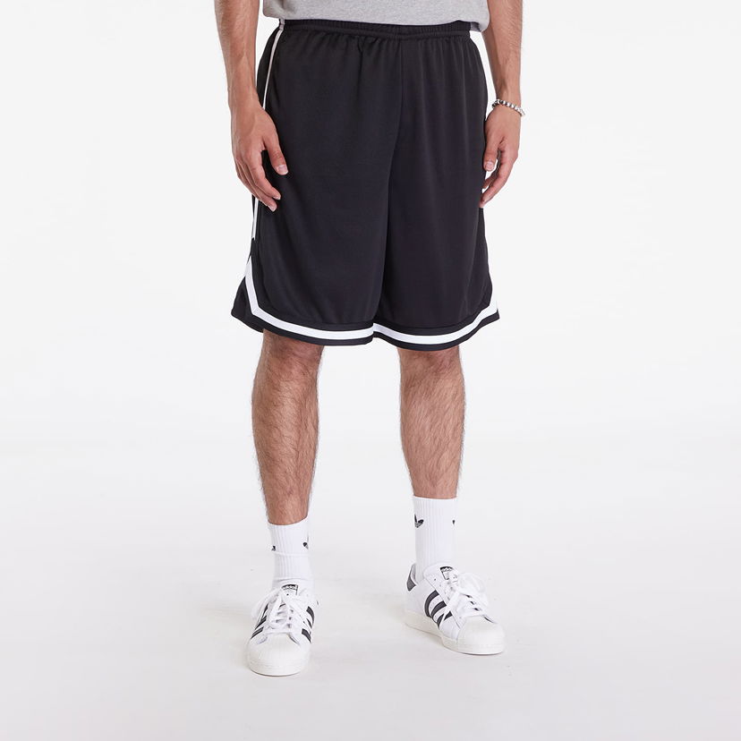 Shorts Urban Classics Stripes Mesh Shorts Black/ Black/ White Sort | TB243-00052