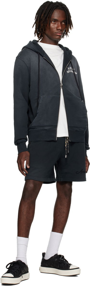 Sweatshirt AMIRI AMIRI Hollywood Zip Hoodie Sort | AMJYHD1132, 3